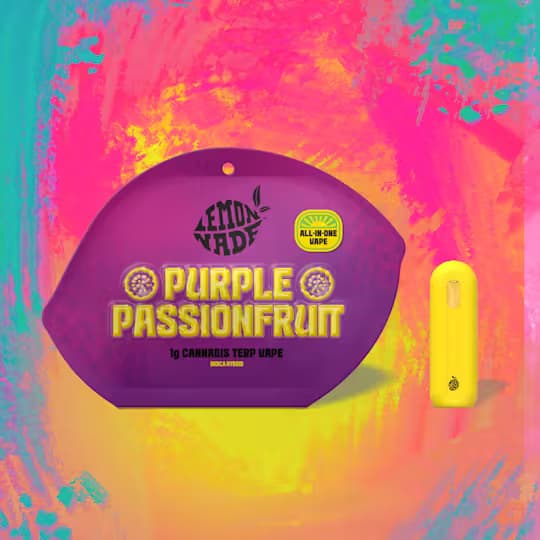 Purple Passionfruit - 1.0g Cannabis Terps All-in-One Disposable - Lemonnade