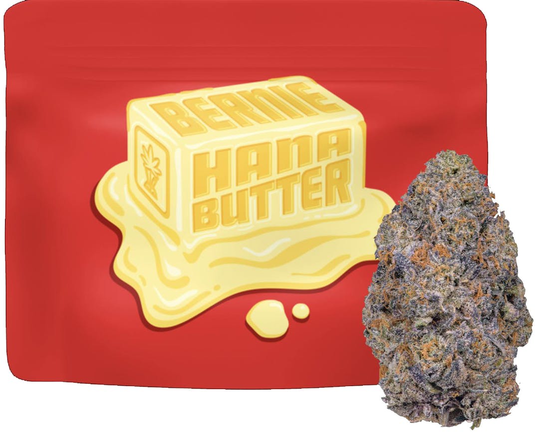 Berniehana Butter - 7g / 1/4oz Smalls - Mylar Bag - Cookies