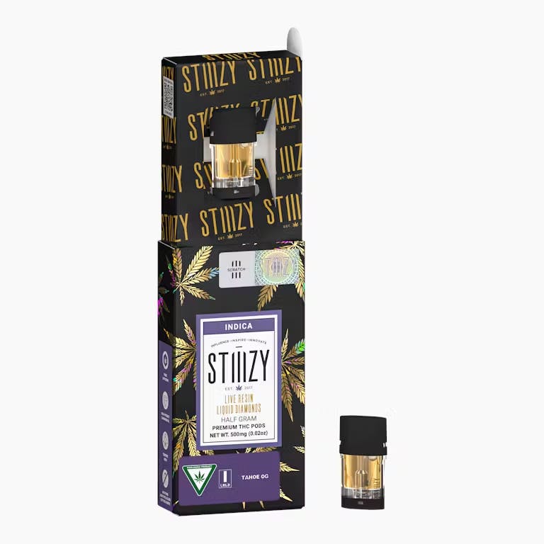 TAHOE OG - 0.5G  LIVE RESIN LIQUID DIAMONDS THC POD VAPE CARTRIDGE - STIIIZY