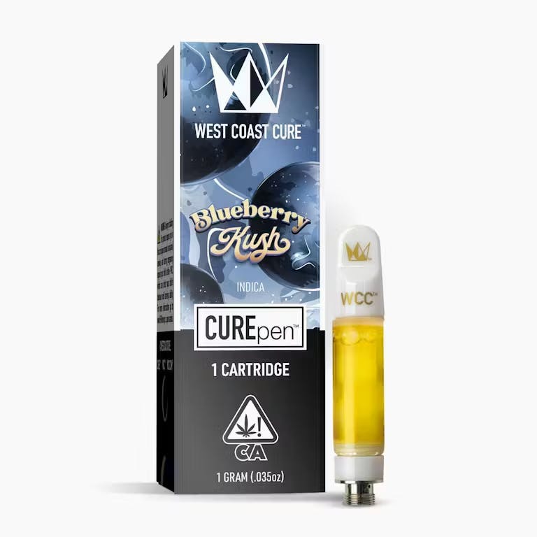 Blueberry Kush - 1g CUREpen Cartridge - WCC