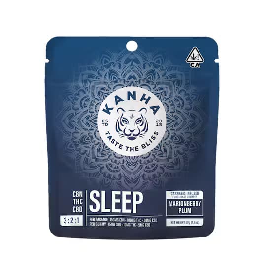 SLEEP Marionberry Plum - 15mg CBN/10mg THC/5mg CBD EACH x  X 10 Pack FX NANO Cannabis Infused Gummies - Kanha