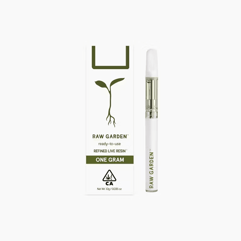 Lemon Gas - 1g Ready-to-Use Refined Live Resin Vape Pen - RTU Disposable - Raw Garden