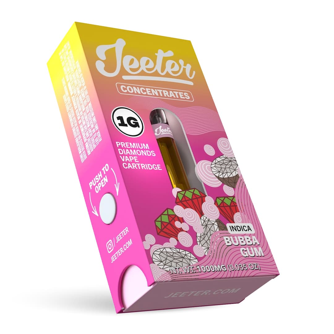 Bubba Gum - 1G DIAMONDS JUICE VAPE CARTRIDGE - Jeeter