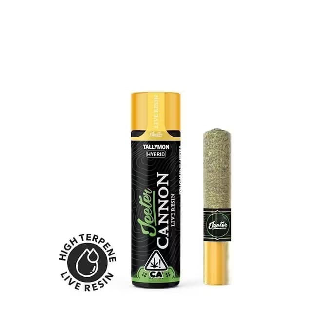 Tallymon - 1.3g Live Resin Infused Cannon - Preroll Single Joint Blunt - Jeeter