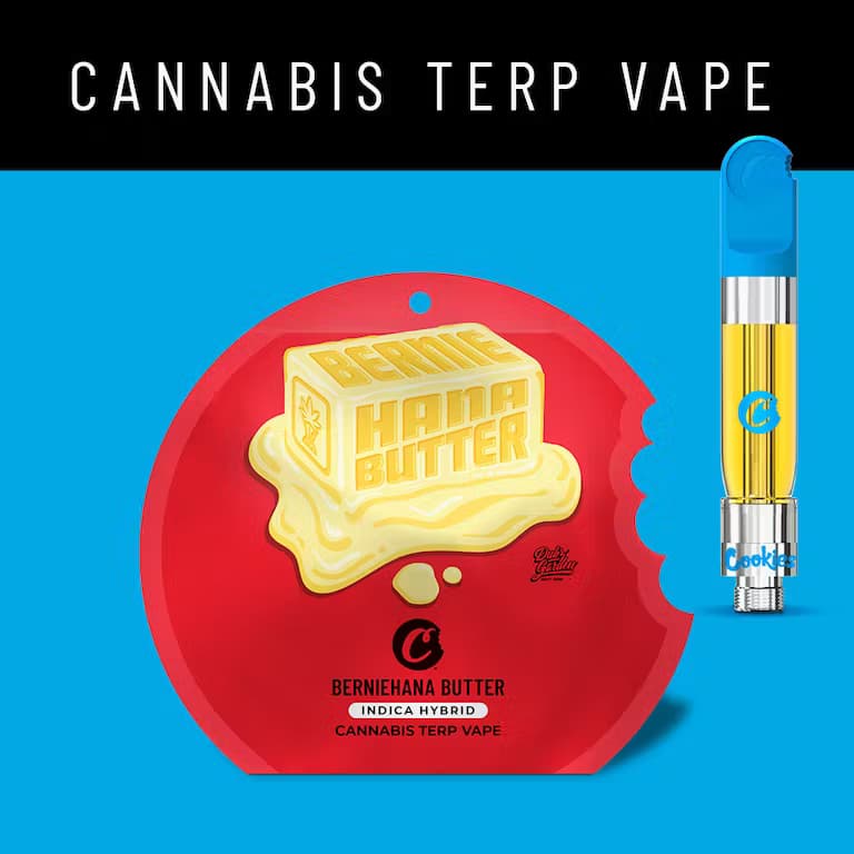 BernieHana Butter - 1.0g Cannabis Terp 510 Cartridge - Cookies