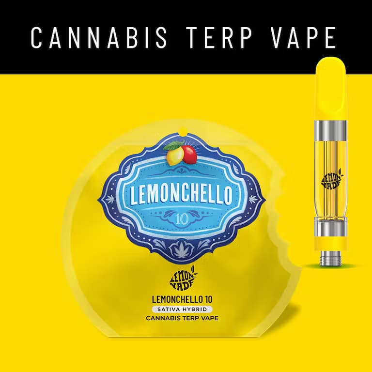 Lemonchello 10 - 1.0g Cannabis Terp 510 Cartridge - Cookies Lemonnade