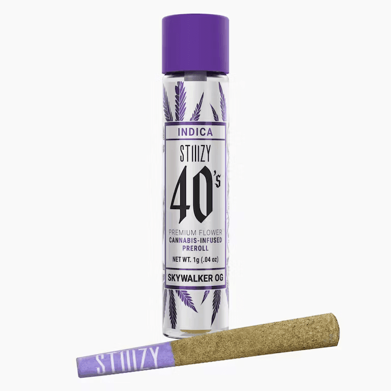 SKYWALKER OG - 1G 40s PREROLL - LIVE RESIN INFUSED KIEF DUSTED - STIIIZY