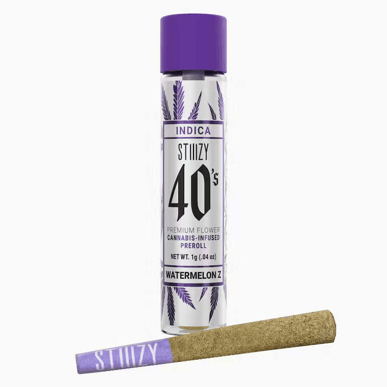 WATERMELON Z - 1G 40s PREROLL - LIVE RESIN INFUSED KIEF DUSTED - STIIIZY