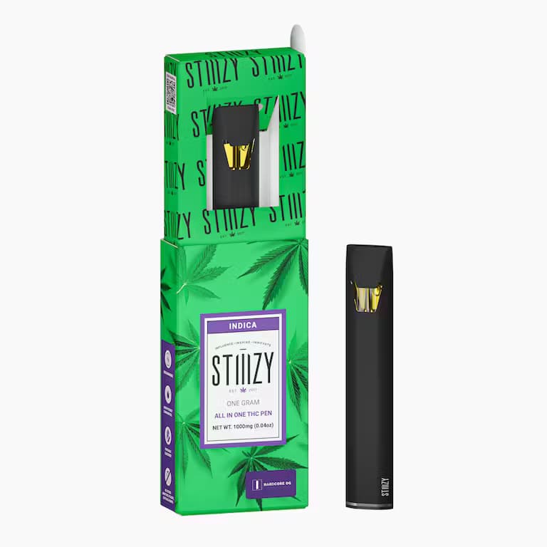 HARDCORE OG - 1G ALL-IN-ONE DISPOSABLE THC VAPE PEN - STIIIZY