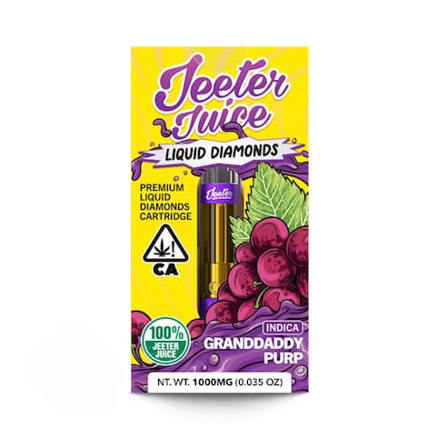 Granddaddy Purple - 1G DIAMONDS JUICE VAPE CARTRIDGE - Jeeter