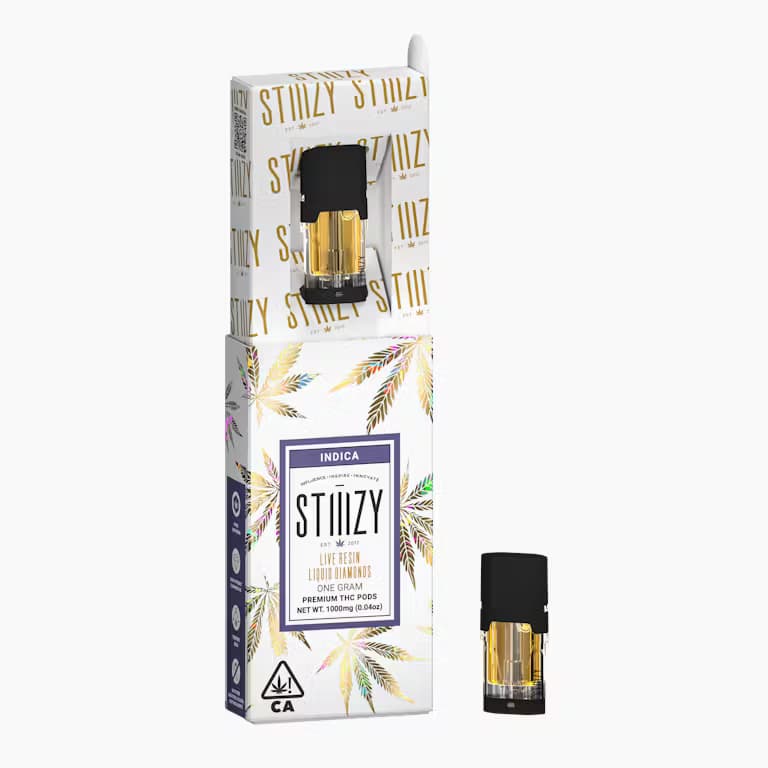 WHITE WIDOW - 1G LIVE RESIN LIQUID DIAMONDS THC POD VAPE CARTRIDGE - STIIIZY